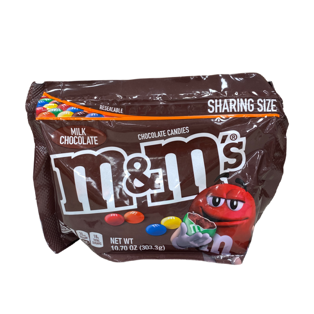 M&Ms Milk Chocolate Candies Sharing Size 10.7oz