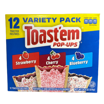 Toast'em Pop Ups Toaster Pastries Breakfast Bars 36ct