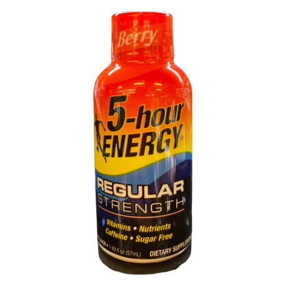 5-hour ENERGY Shot, Regular Strength, Berry 1.93 Ounce