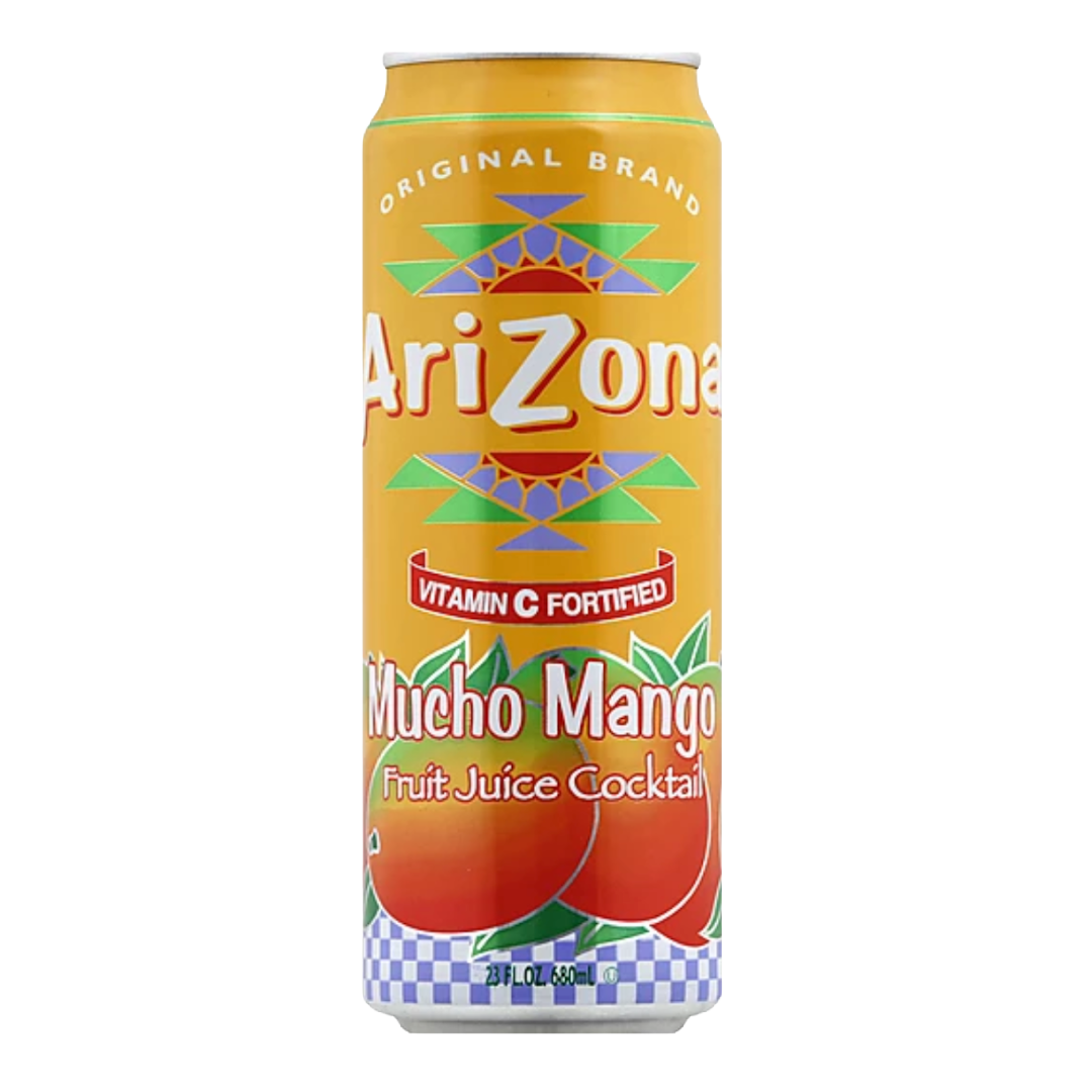 Arizona Mucho Mango Fruit Juice Cocktail 23 fl oz can