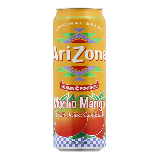 Arizona Mucho Mango Fruit Juice Cocktail 23 fl oz can