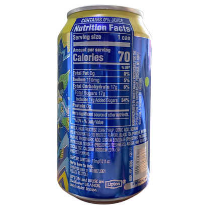 Lipton Brisk Lemon Iced Tea 12 fl oz can X 4