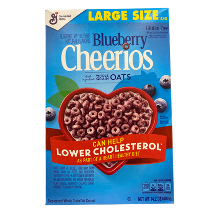 General Mills Cheerios Large Size Gluten-free Blueberry Cereal 14.2 oz box