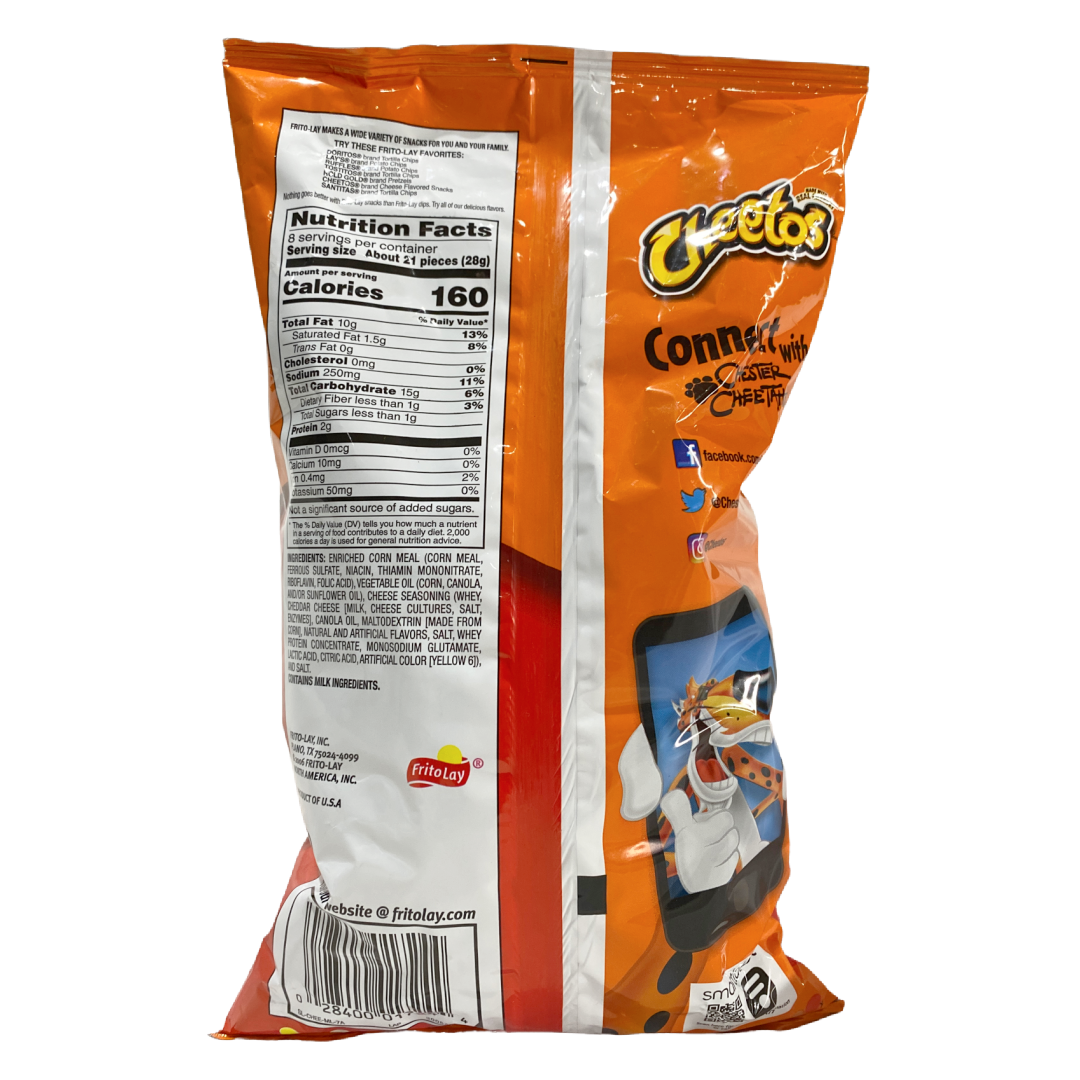 Cheetos Crunchy Cheese Flavored Snacks 8oz pouch