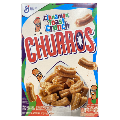 General Mills Cinnamon Toast Crunch Churros American Cereal 11.9 oz box