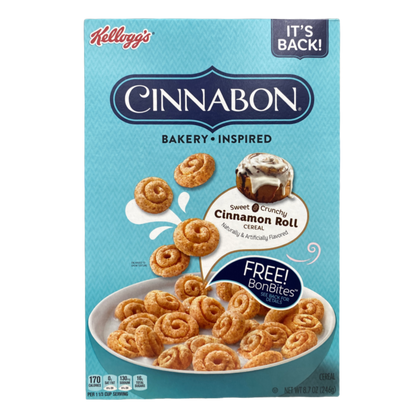 Kellogg's Cinnabon Bakery Inspired Cinnamon Roll Cereal 8.7oz