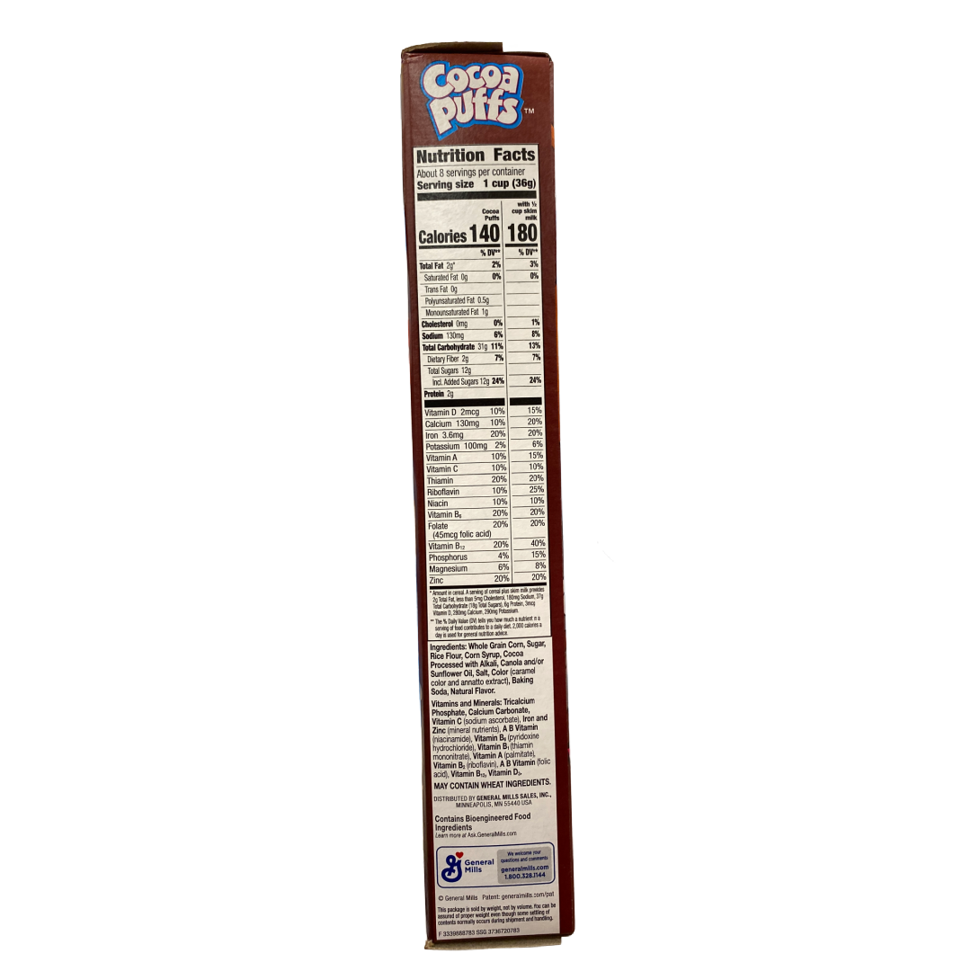 General Mills Cocoa Puffs Frosted Corn Puffs Cereal 10.4 oz box