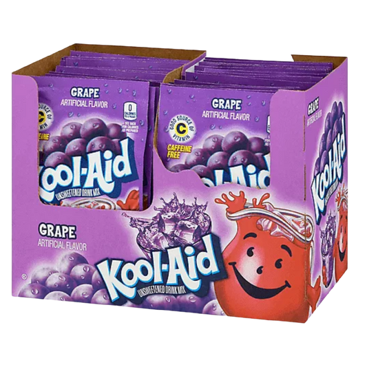 Kool-Aid Unsweetened Grape Drink Mix 0.14 oz packet