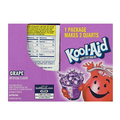 Kool-Aid Unsweetened Grape Drink Mix 0.14 oz packet