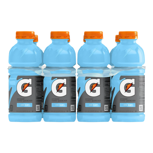 Gatorade Thirst Quencher Cool Blue Bottled Drink, 20oz, 8 Pack Bottles