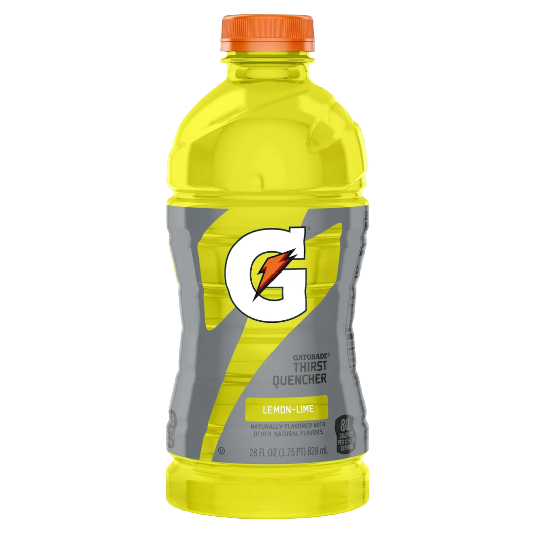 Gatorade Lemon Lime Thirst Quencher Sports Drink, 28 oz Bottle