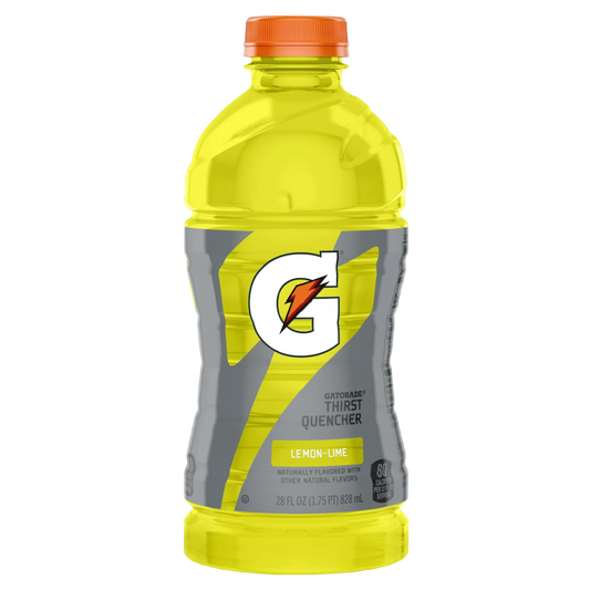 Gatorade Lemon Lime Thirst Quencher Sports Drink, 28 oz Bottle