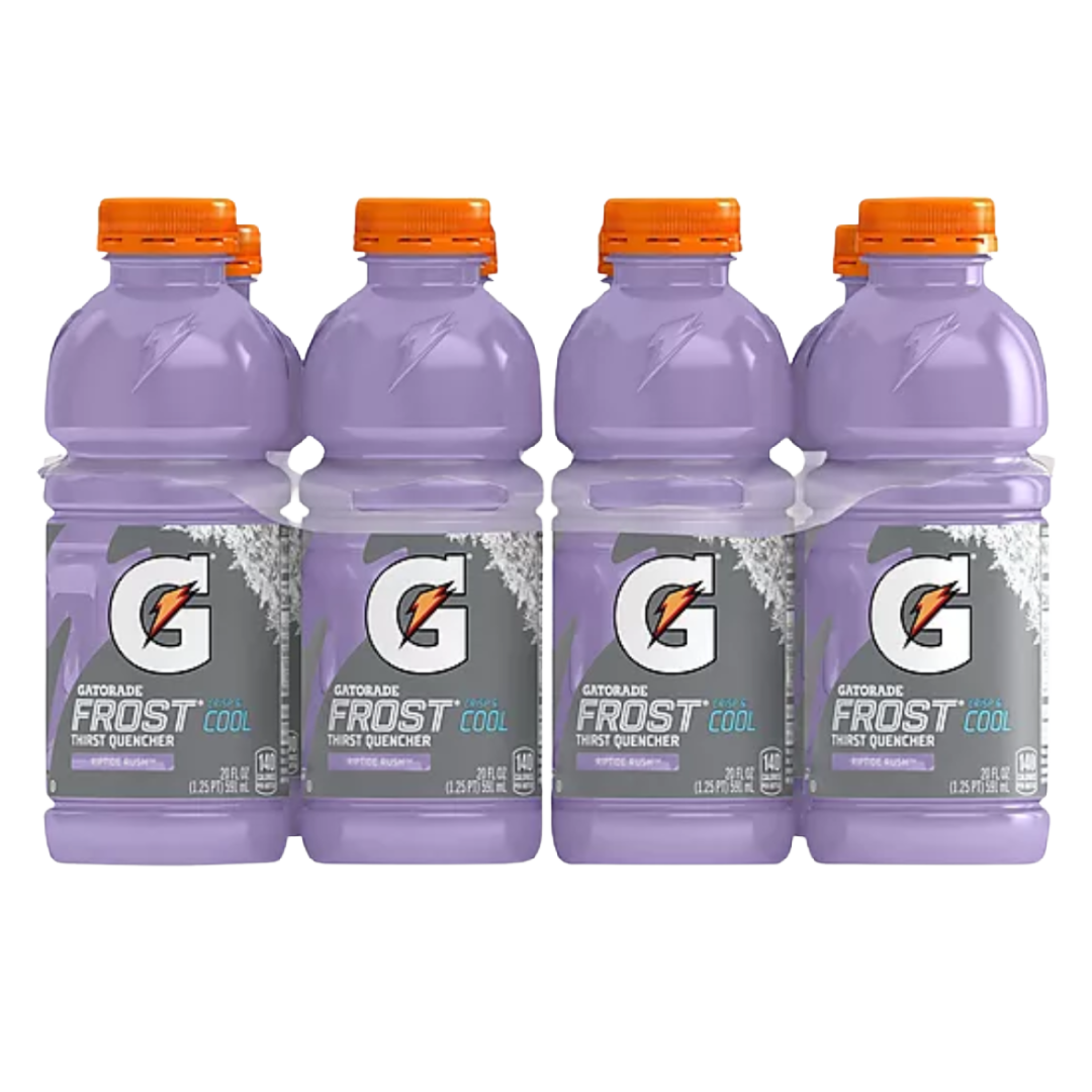 Gatorade Series 02 Perform Frost Riptide Rush Thirst Quencher Sports Drink 20 fl oz bottle 8 pack