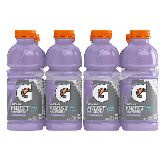 Gatorade Series 02 Perform Frost Riptide Rush Thirst Quencher Sports Drink 20 fl oz bottle 8 pack