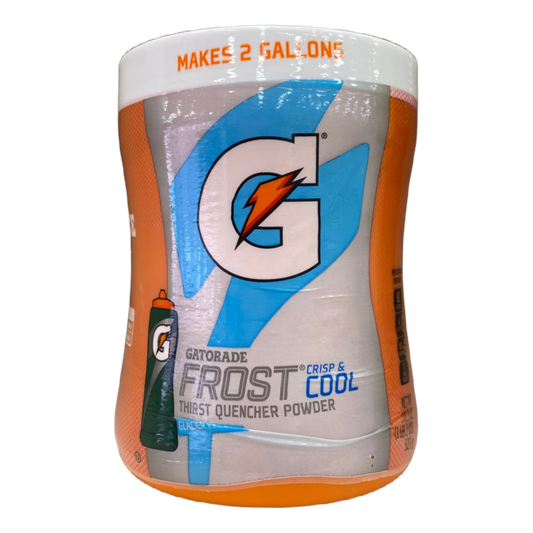 Gatorade Frost Glacier Freeze Thirst Quencher Powder Sports Drink 18.3 oz canister