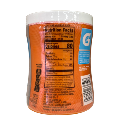 Gatorade Frost Glacier Freeze Thirst Quencher Powder Sports Drink 18.3 oz canister