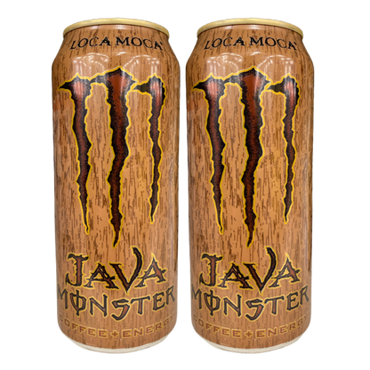 Monster Java Loca Moca Coffee and Energy Drink 15 fl oz can X 2