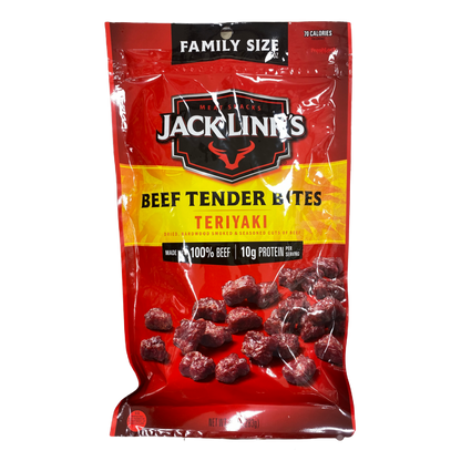 Jack Link's Teriyaki Tender Bites Beef Steak 10oz bag