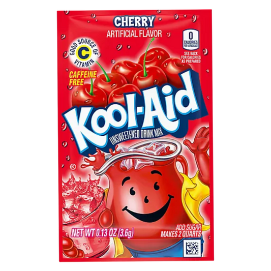 Kool-Aid Unsweetened Cherry Drink Mix 0.13 oz packet