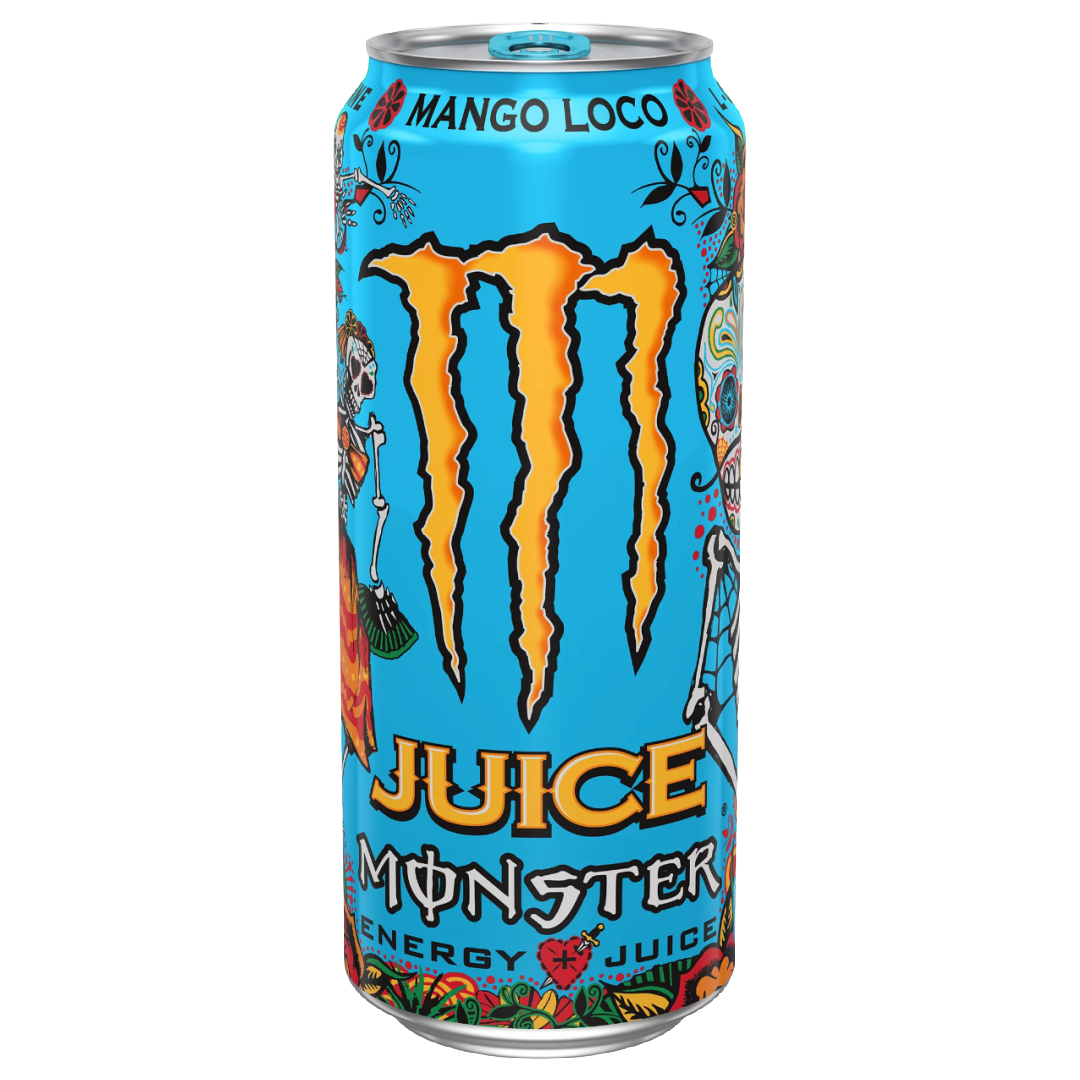 Monster Juice Mango Loco Energy Juice 16 fl oz can