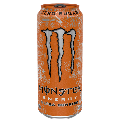 Monster Energy Zero Sugar Ultra Sunrise Energy Drink 16 fl oz can