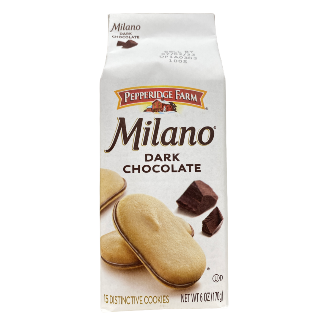 Pepperidge Farm Milano Dark Chocolate Cookies 6oz bag