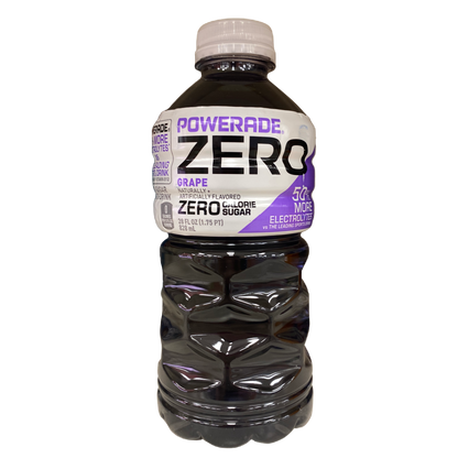 Powerade Zero Grape Flavor Sports Drink 28 fl oz bottle