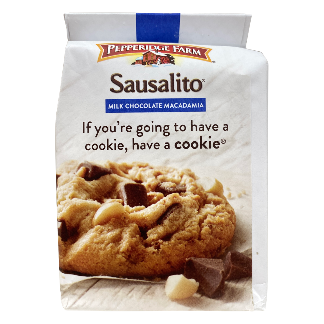 Pepperidge Farm Crispy Milk Chocolate Macadamia Sausalito Cookies 7.2 oz bag