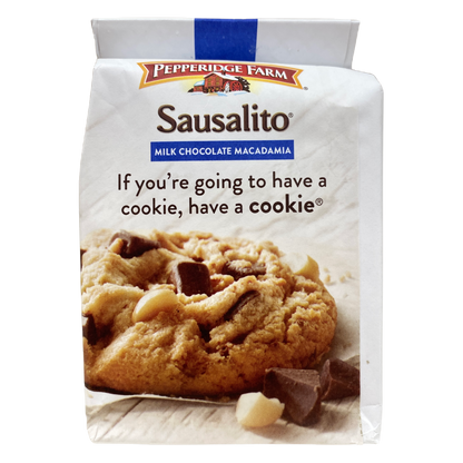 Pepperidge Farm Crispy Milk Chocolate Macadamia Sausalito Cookies 7.2 oz bag