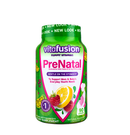 Vitafusion PreNatal Gummy Vitamins Dietary Supplement with DHA & Folic Acid