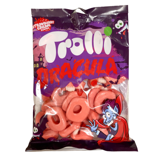 Trolli Dracula Foam Sugar And Fruit Gums Bits Mini 200g