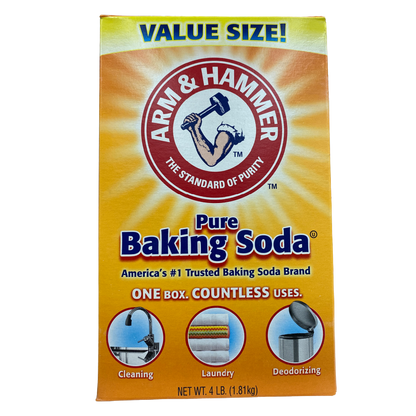 Arm & Hammer Pure Baking Soda 4 lb box America #1 Baking Soda