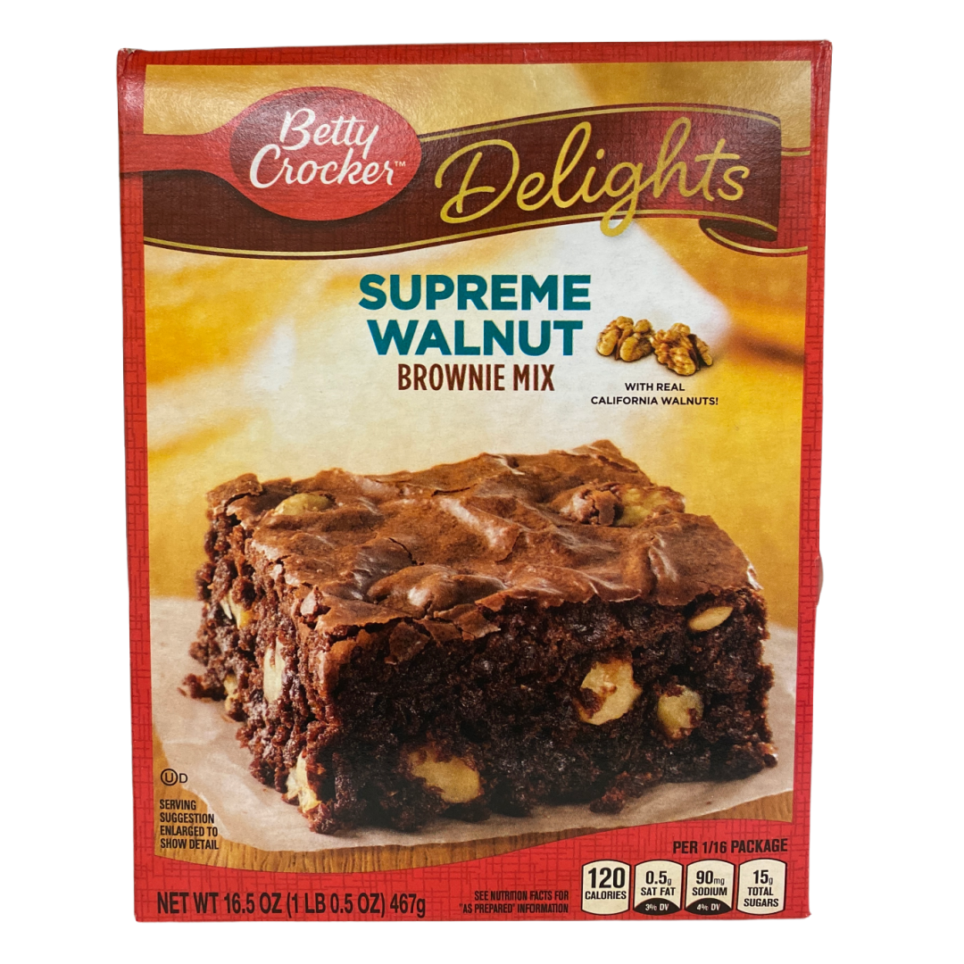 Betty Crocker™ Supreme Walnut Brownie Mix 16.5 oz box