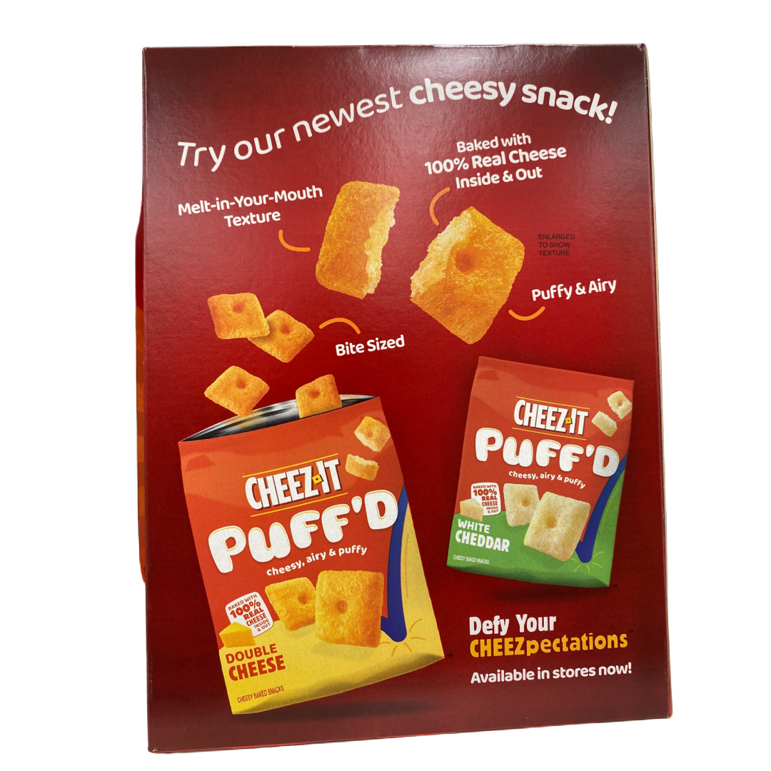 Kellogg's Cheez-It Duoz Sharp Cheddar & Parmesan Crackers 12.4 oz box