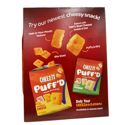 Kellogg's Cheez-It Duoz Sharp Cheddar & Parmesan Crackers 12.4 oz box