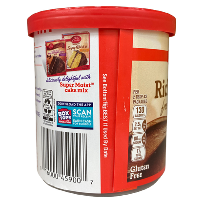 Betty Crocker Gluten Free Milk Chocolate Frosting, 16 oz