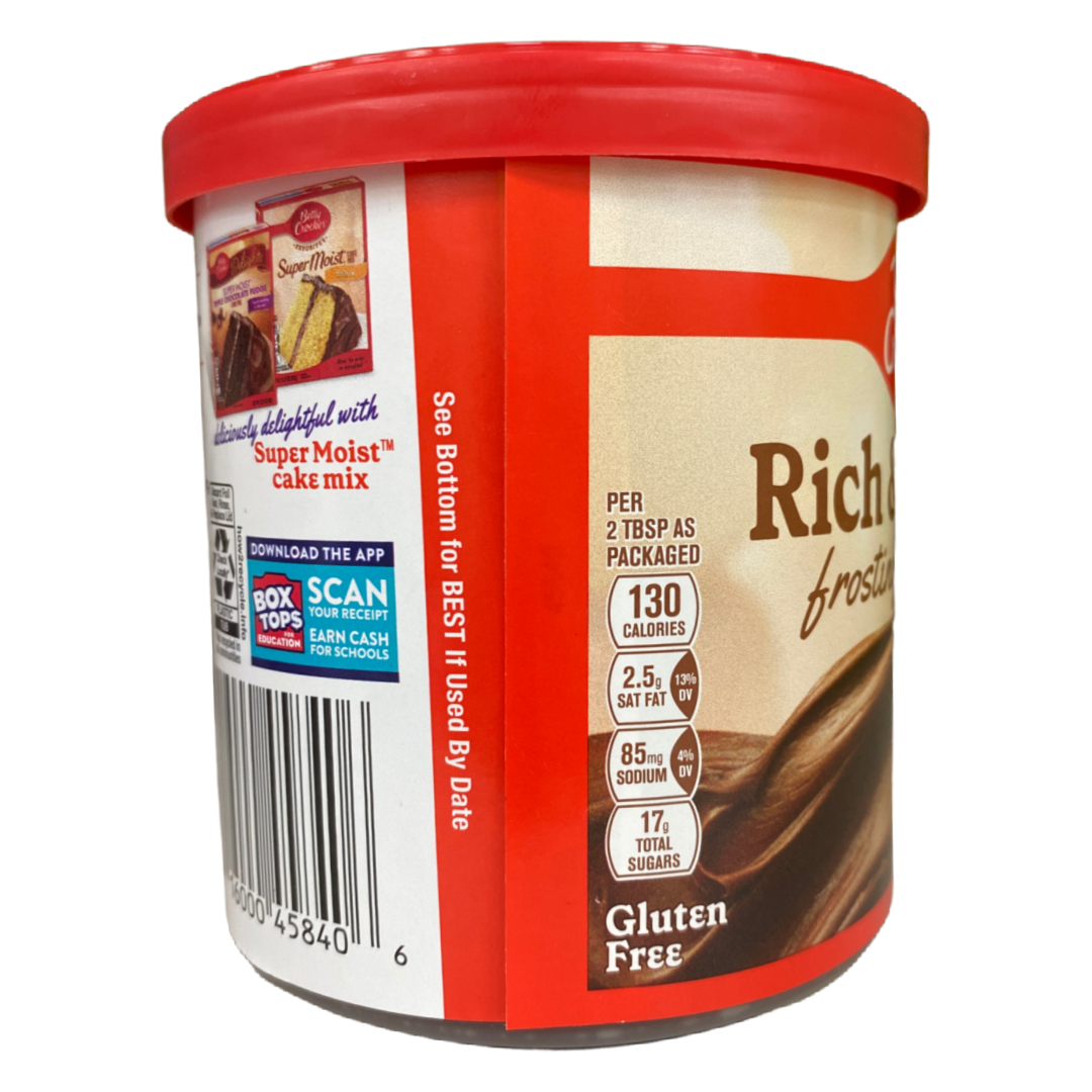 Betty Crocker Gluten Free Chocolate Frosting, 16 oz.