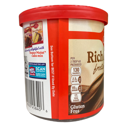 Betty Crocker Gluten Free Chocolate Frosting, 16 oz.