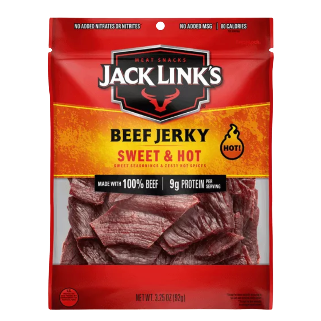 Jack Link's Sweet & Hot Beef Jerky 3.25oz bag