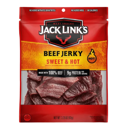 Jack Link's Sweet & Hot Beef Jerky 3.25oz bag