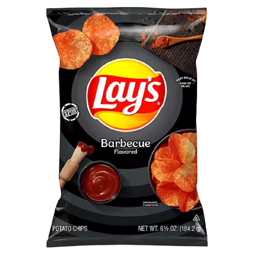 Lay's Barbecue Flavored Potato Chips 6.5 oz bag