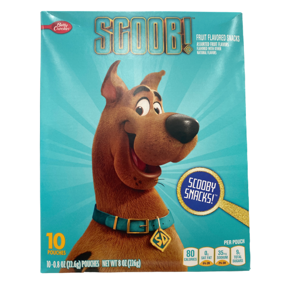 Scooby-Doo Fruit Flavor Snacks 10 pouches