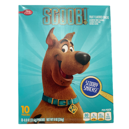 Scooby-Doo Fruit Flavor Snacks 10 pouches