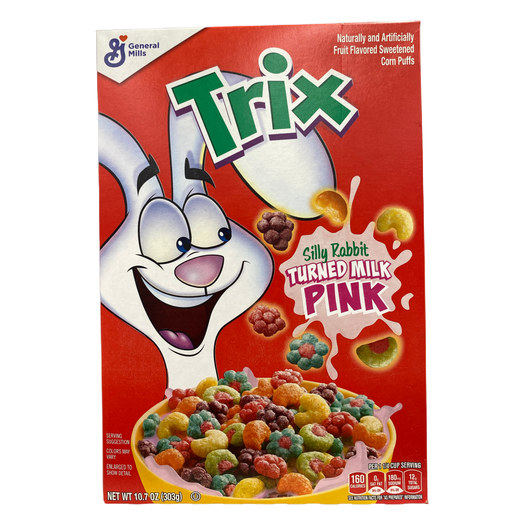 Trix Fruity Breakfast Cereal, 6 Fruity Shapes, Whole Grain, 10.7 OZ